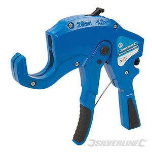 Silverline Quick-Action Plastic Pipe Cutter 42mm