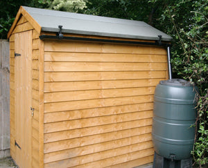 Hall's clip-on shed guttering kit - Freeflush Rainwater Harvesting Ltd. 