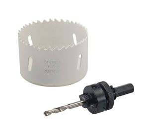 Bi-metal downpipe holesaw - Freeflush Rainwater Harvesting Ltd. 