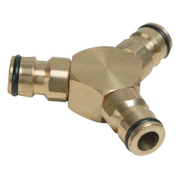 3-Way Connector Brass (1/2" Male)