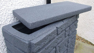 Maurano Stone Effect Water Butt – 300 Litres - Freeflush Rainwater Harvesting Ltd. 