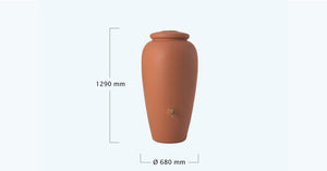Rainwater Amphora Classic Urn Water butt - 300 and 500 litre - Freeflush Rainwater Harvesting Ltd. 