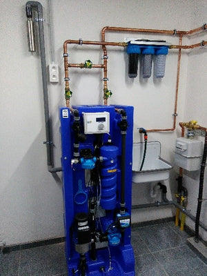 HydroInfinity Rainsafe rainwater to drinking water treatment console - Freeflush Rainwater Harvesting Ltd. 