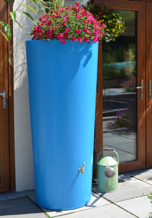 380L Tall City Water Butt Planter - Freeflush Rainwater Harvesting Ltd. 