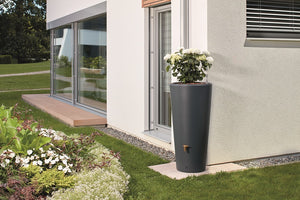 Vaso 2 in 1 water tank butt with planter - 220 litre
