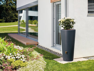 Vaso 2 in 1 water tank butt with planter - 220 litre