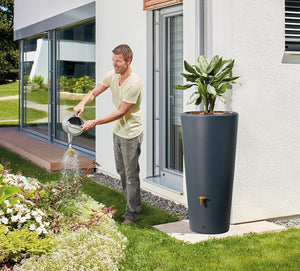 Vaso 2 in 1 water tank butt with planter - 220 litre