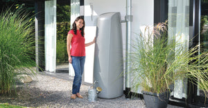 Elegant 400l modern water butt including free tap - Freeflush Rainwater Harvesting Ltd. 