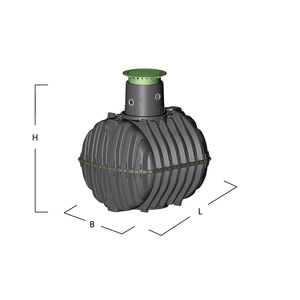 Carat Underground Rainwater Tank 2,700l - 6,500l