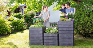 Ergo Quadro Raised Bed Planters