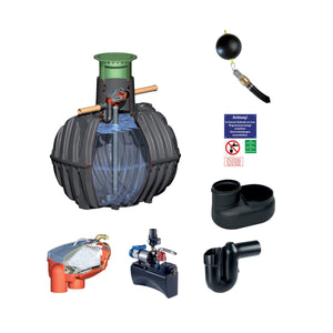 Carat Rainwater Harvesting System 2700l, 3750l, 4800l and 6500l