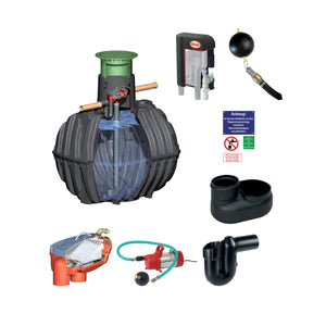 Carat Rainwater Harvesting System 2700l, 3750l, 4800l and 6500l