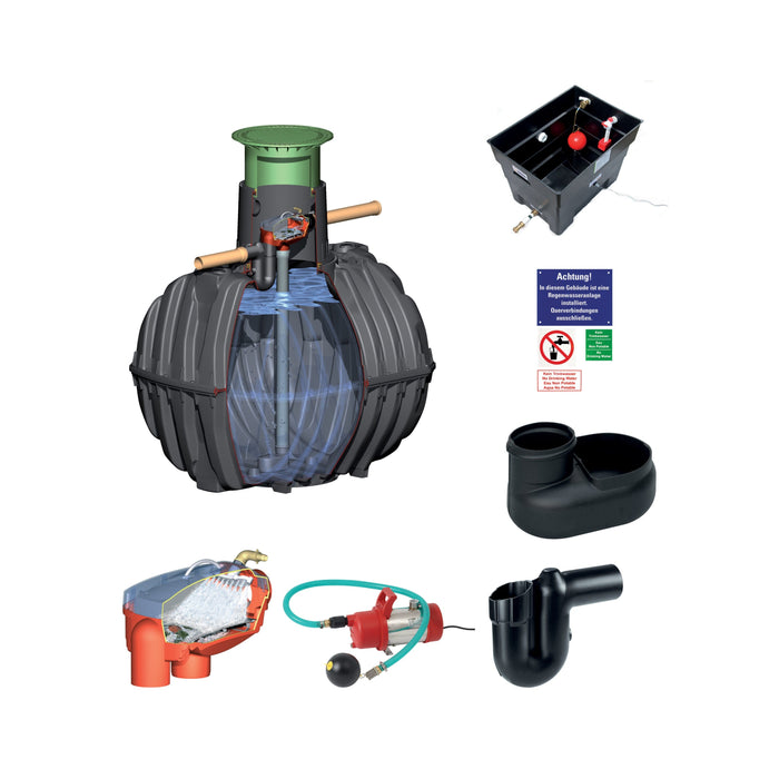 Carat Rainwater Harvesting System 2700l, 3750l, 4800l and 6500l