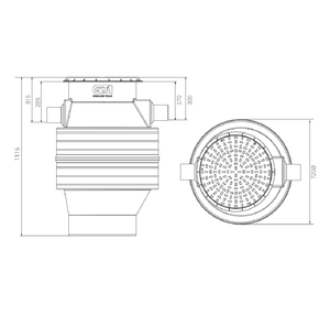 Single Stage Grease Traps 255 - 375 Litre