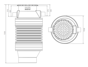 Single Stage Grease Traps 255 - 375 Litre