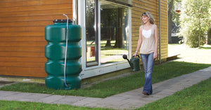 Colossus Garden tank with tap - 500, 750 and 1000 litre capacity - Freeflush Rainwater Harvesting Ltd. 