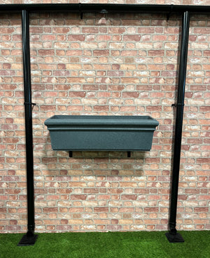 90 litre Prestige Large Rectangular Window Box Planter with optional brackets