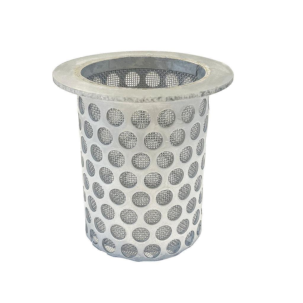 Stainless steel Greywater fine mesh 40/43mm basket tank inlet filter