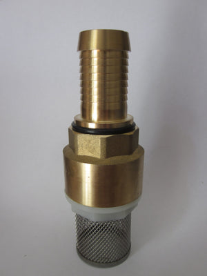 Brass Foot Valve/York Valve with Stainless Steel Strainer - Freeflush Rainwater Harvesting Ltd. 