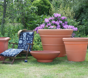 500 litre Prestige extra large terracotta style pot planter - Freeflush Rainwater Harvesting Ltd. 