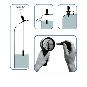 Mano Clock D Water Tank Level Indicator Gauge - Freeflush Rainwater Harvesting Ltd. 