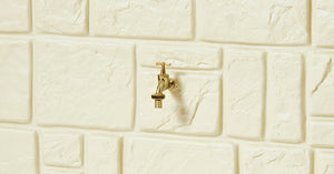 Slim Sandstone Effect Water Butt -300 litre - Freeflush Rainwater Harvesting Ltd. 