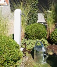 Watering Posts Original, Natural, Wood - Freeflush Rainwater Harvesting Ltd. 