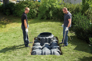 Below Ground SuDS Rainwater Attenuation Tank - Freeflush Rainwater Harvesting Ltd. 