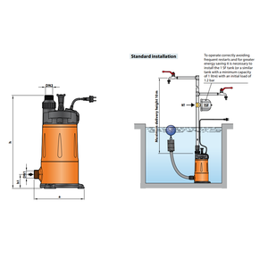 Pedrollo Top Multi Evo Tech Submersible Pump (With Automatic Control)