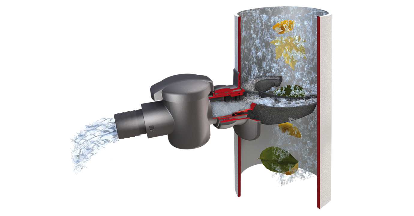 Rain Collector Speedy fit water butt filter for circular downpipes