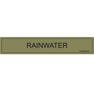 Rainwater Harvesting Adhesive Labels Sticker Pack - Freeflush Rainwater Harvesting Ltd. 