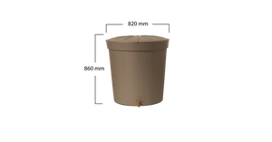 Siena water butt 300 litre - Freeflush Rainwater Harvesting Ltd. 