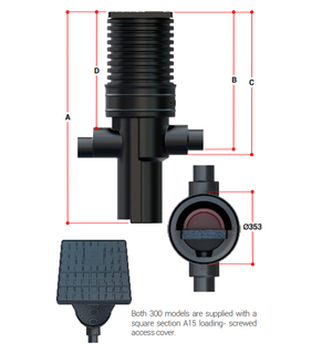 Silt Guard SiltBlok 300 Series for 110mm & 160mm pipework