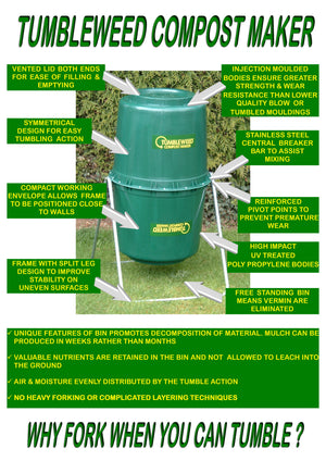 Tumbleweed 220 Tumbling Compost Bin