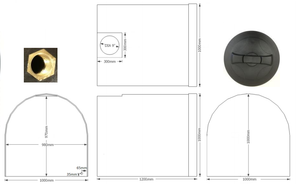 1000 Litre Layflat D-shaped Water Tank