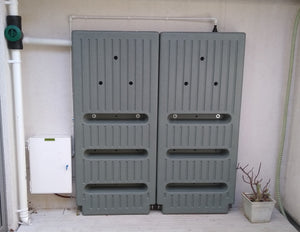 Ultra Slimline Wall Mounted Water butt - 235 Litres - Freeflush Water Management Ltd. 