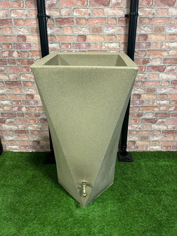 Grade B - 250 litre Manhattan City Twist Water Butt Planter