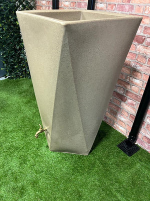 Grade B - 250 litre Manhattan City Twist Water Butt Planter
