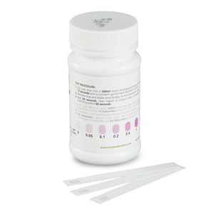 Copper Test Strips 0-2ppm (25 strips)