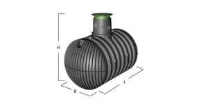 Carat XL SuDS rainwater attenuation underground tank - Freeflush Rainwater Harvesting Ltd. 