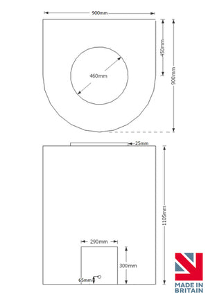 D-Shaped Water Tank 710L and 1000L