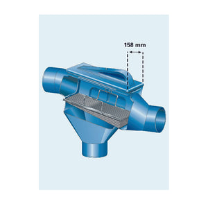 Commercial Rainwater Harvesting Filter - 2 stage - 110mm ZF -200m2 - Freeflush Water Management Ltd. 
