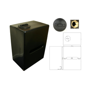 Bespoke slim water butt choose capacity, shape and colour - Freeflush Water Management Ltd. 