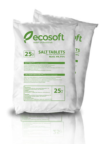 Ecosil Salt tablets for water softeners 25 kg