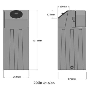 Powertank Xilent 200L