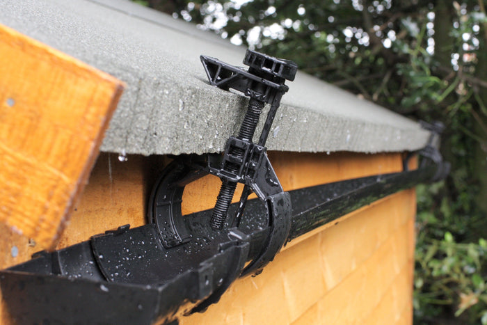 Hall's clip-on shed guttering kit