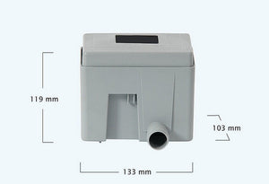 Rocky effect slim wall water butt - 400 litre capacity - Freeflush Rainwater Harvesting Ltd. 