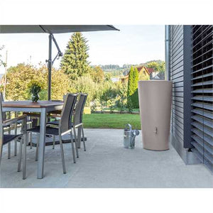 Elegant modern rainwater harvesting rainbowl water butt 210 litre