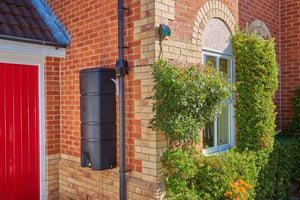 160 Litre Wall Mounted Water Butt Rainwater tank - optional Guttermate filter