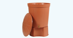 Toscana water butt 300 litre water butt - Freeflush Rainwater Harvesting Ltd. 